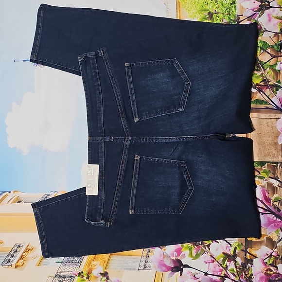 Chico's Deep Indigo Skinny High Waisted Jeans Size 10 New - Picture 6 of 6